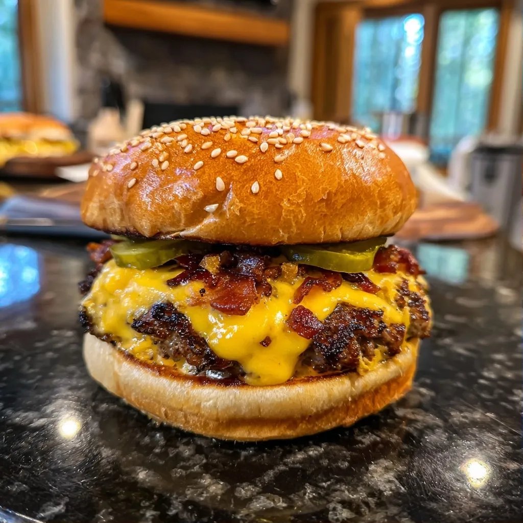 Smash Burger Selbstgemacht