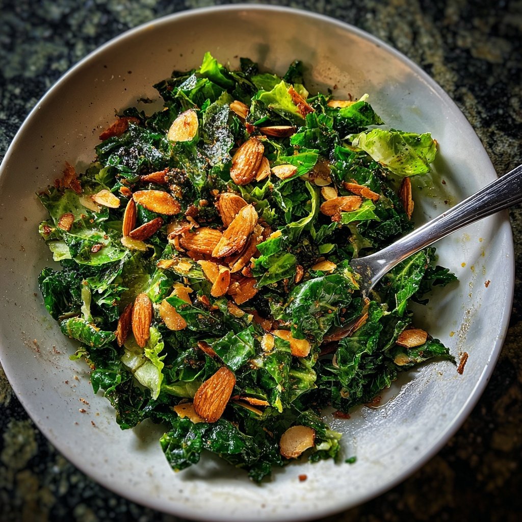 Sellerie Salat mit Gerösteten Mandeln