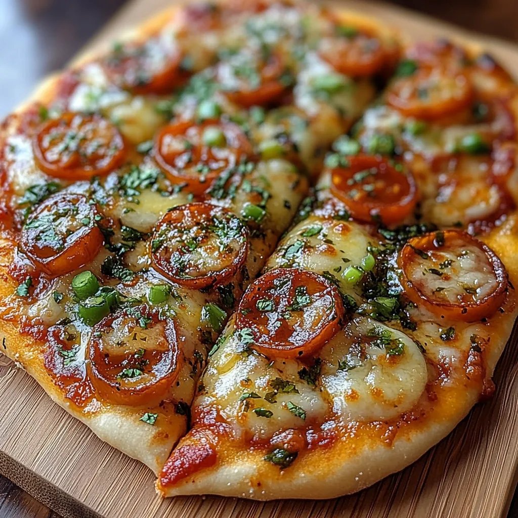 Herzhafte Hot Honey Fladenbrotpizza: Ein Unglaubliches Ultimatives Rezept für 4 Portionen