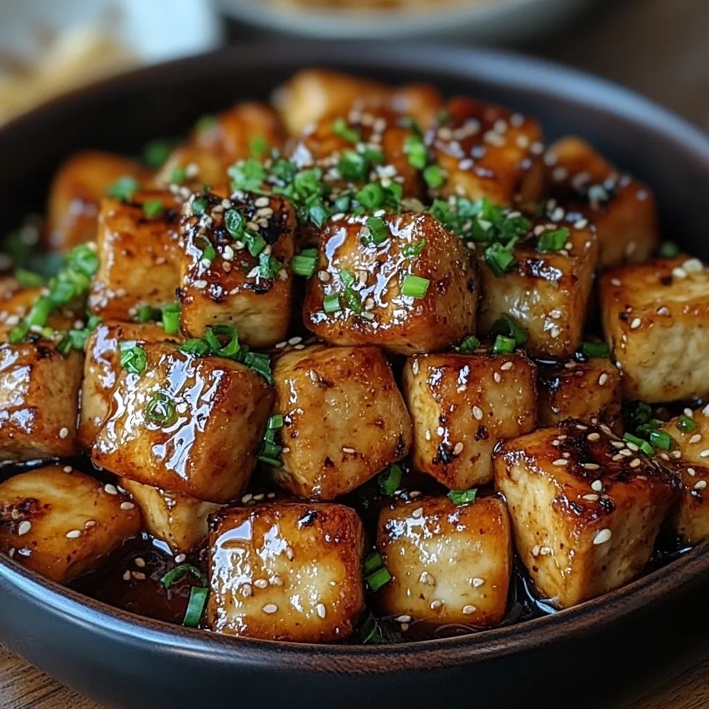 Knuspriger Honig-Knoblauch-Tofu: Ein Unglaublich Ultimatives Rezept für 4 Personen