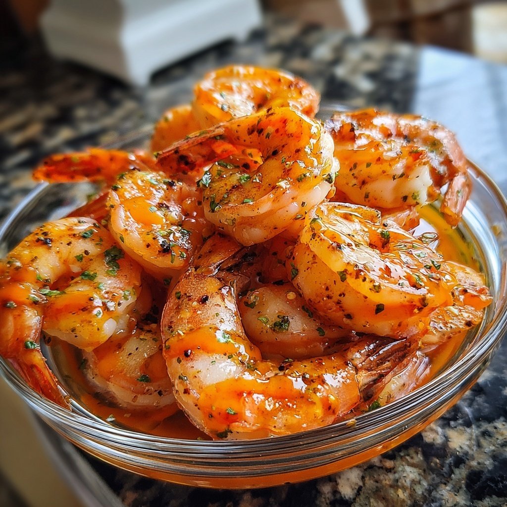 Garnelen Cocktail mit würziger Soße