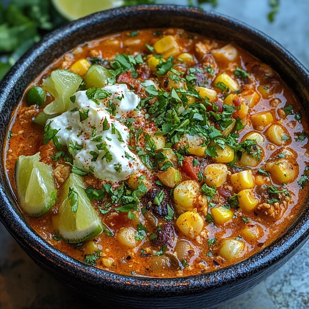 Street Corn Chicken Chili: Ein Unglaubliches Ultimatives Rezept für 6 Personen