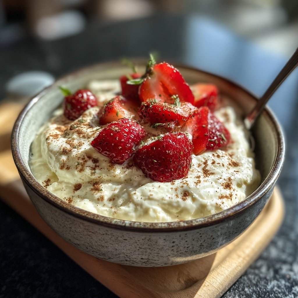 Zimt Joghurt Obst Dip