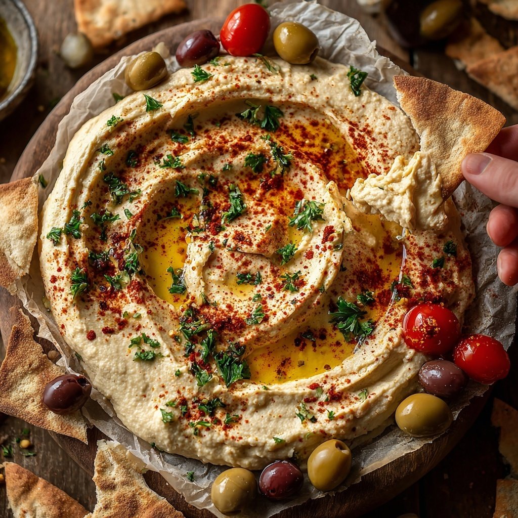 Mediterrane Hummus Platte