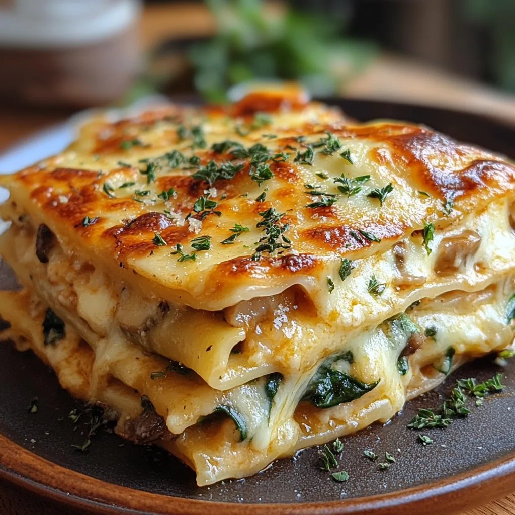 Lasagne mit Pilzen und Spinat: Ein Unglaubliches Ultimatives Rezept