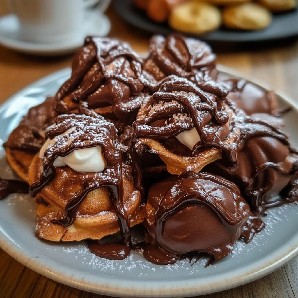 Gefülltes Schoko Spritzgebäck