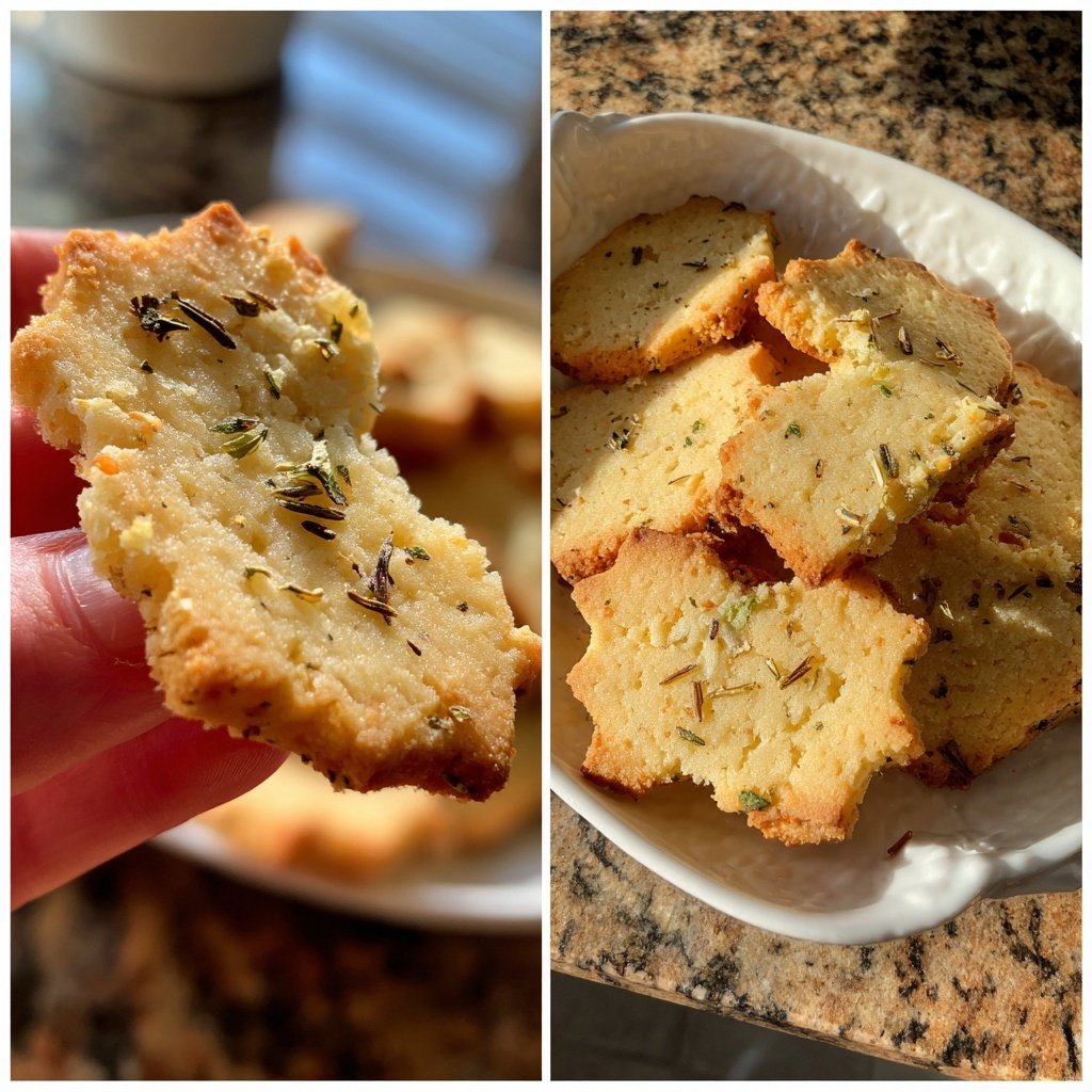 Meyer Zitronen Rosmarin Shortbread