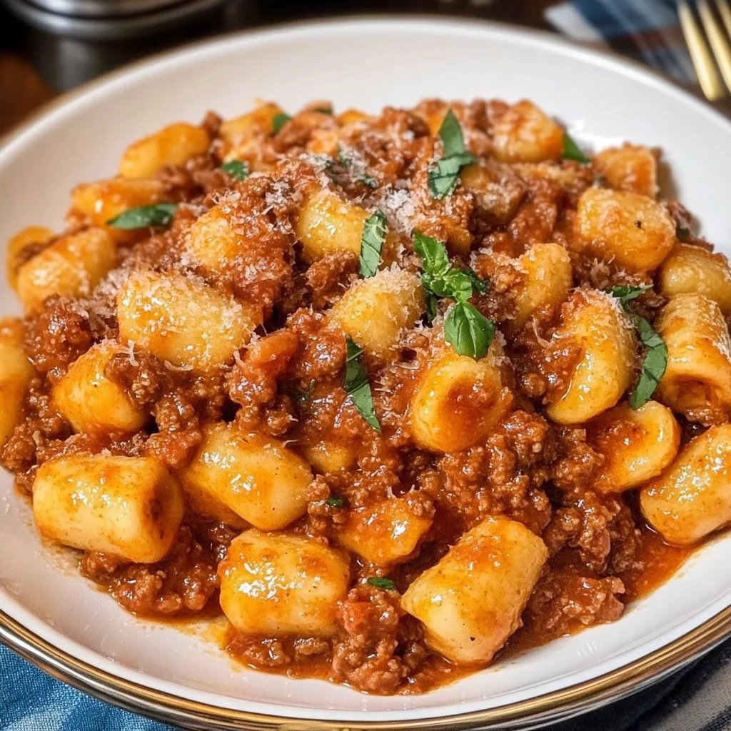 Gnocchi Bolognese