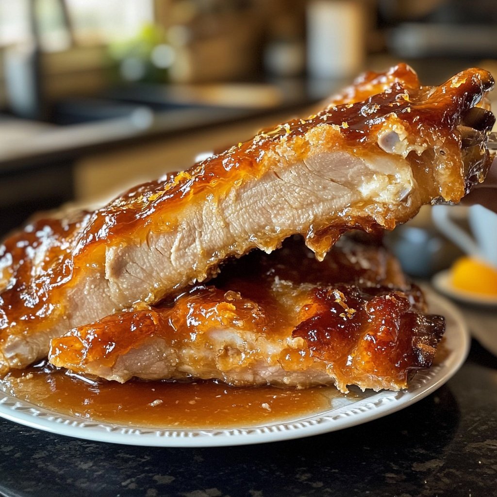Entenbrust mit Honig-Orangen-Glasur