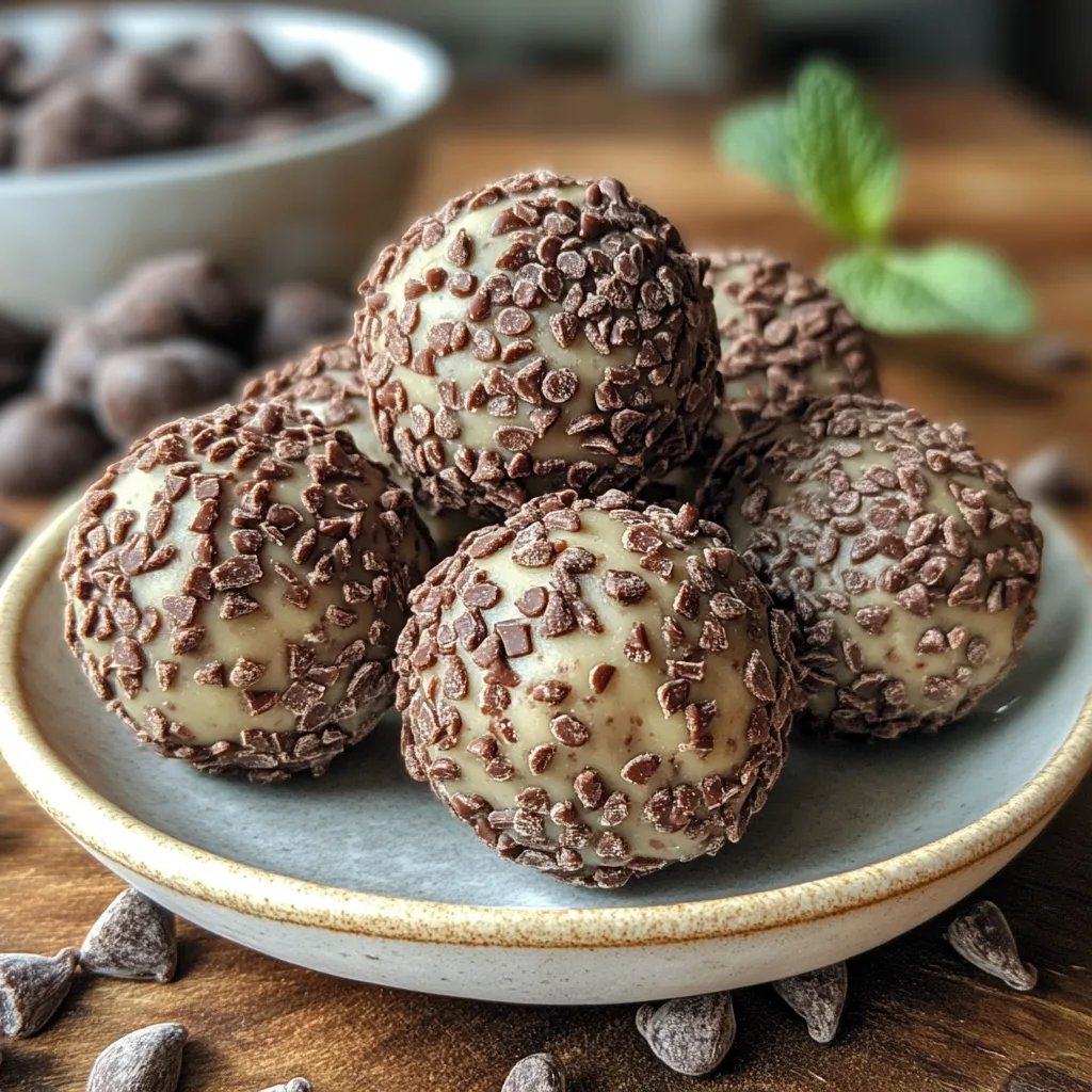 Proteinbällchen mit Minz-Schoko-Chip: Ein Unglaubliches Ultimatives Rezept
