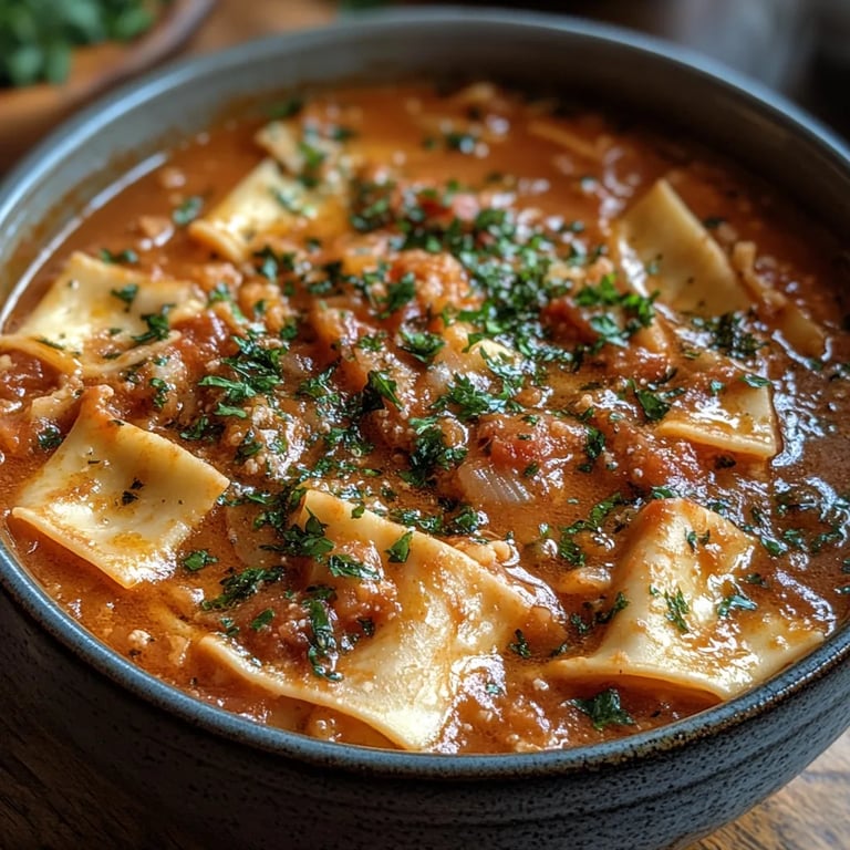 Lasagne-Eintopfsuppe aus einem Topf: Ein Unglaubliches Ultimatives Rezept