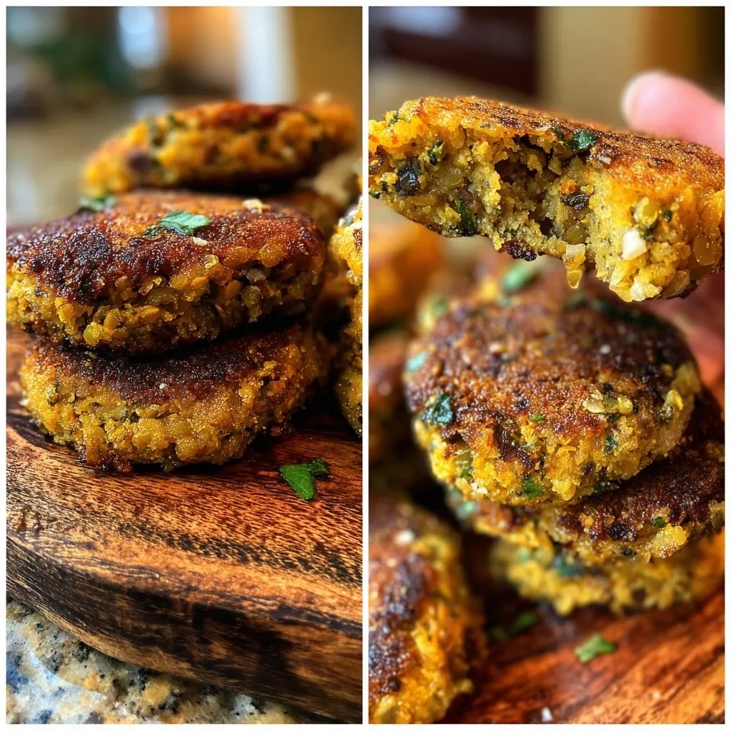 Vegane Frikadellen Linsen
