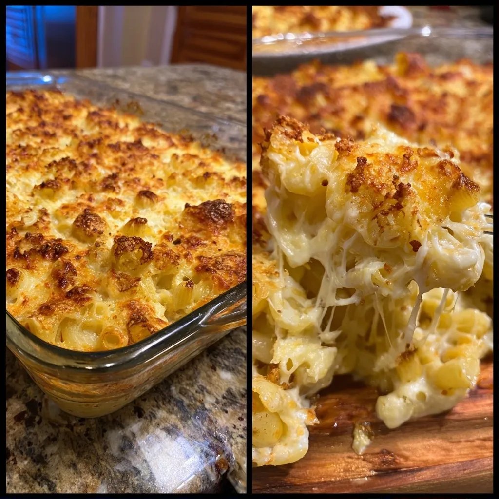 Käse Makkaroni Auflauf