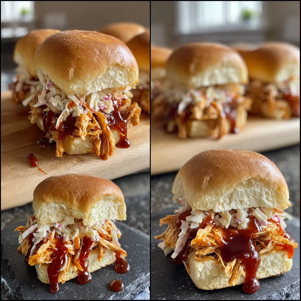 BBQ-Hähnchen-Slider