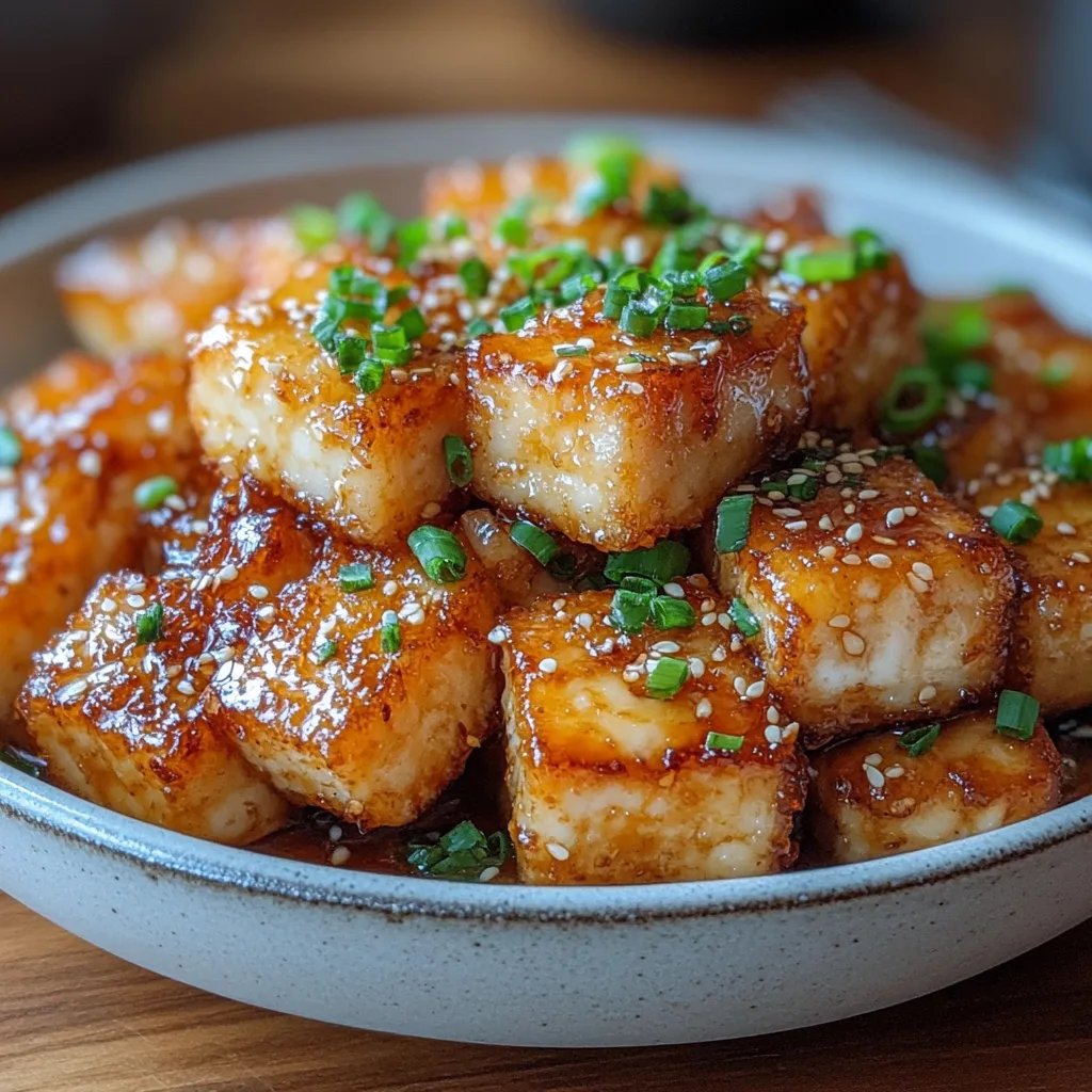 Knuspriger Honig-Knoblauch-Tofu: Ein Unglaubliches Ultimatives Rezept für 4 Personen