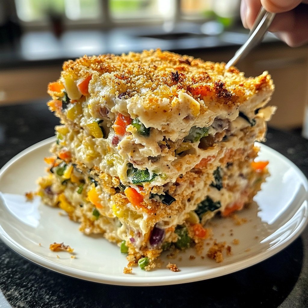 Linsen-Gemüse-Auflauf