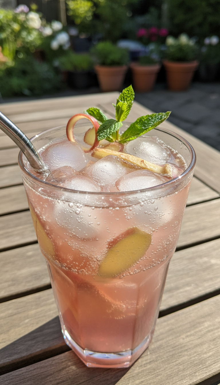 Rhabarber Ingwer Fizz