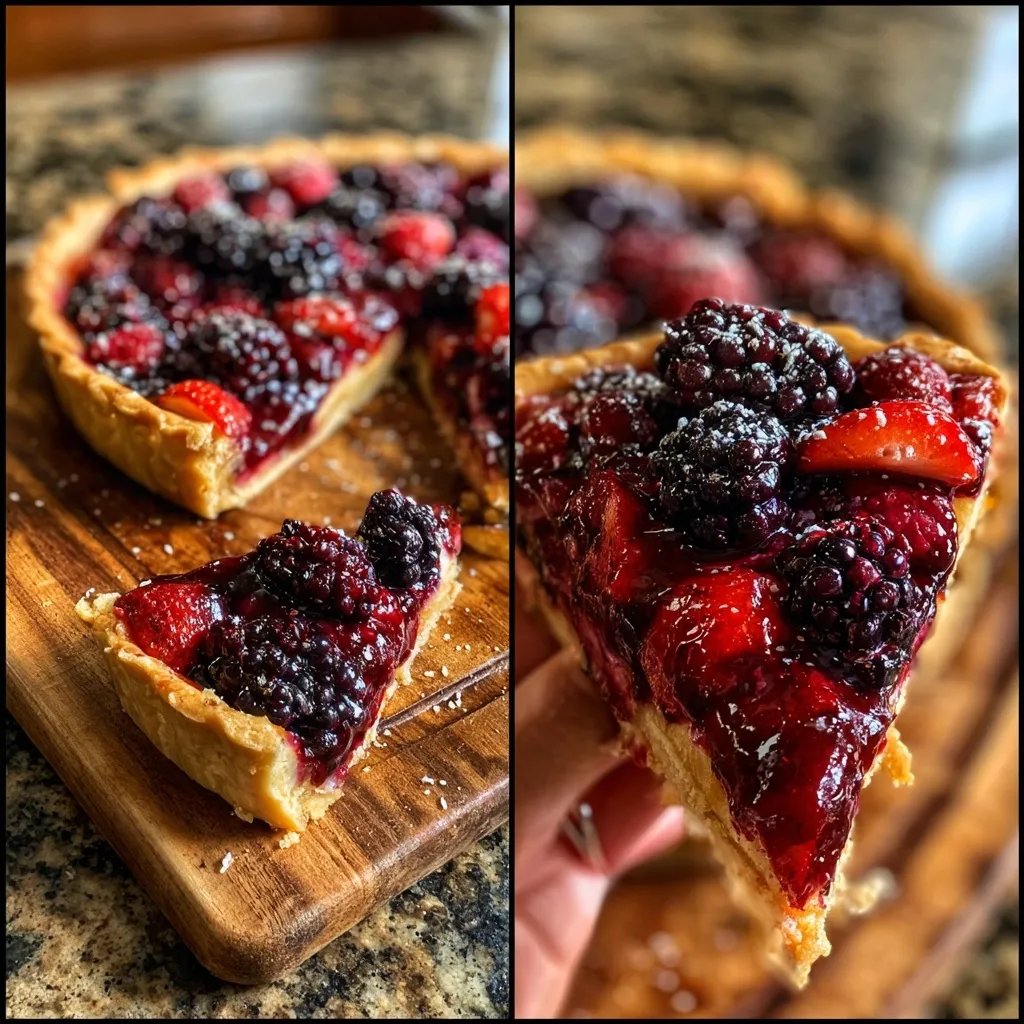 Beeren Tarte knusprig