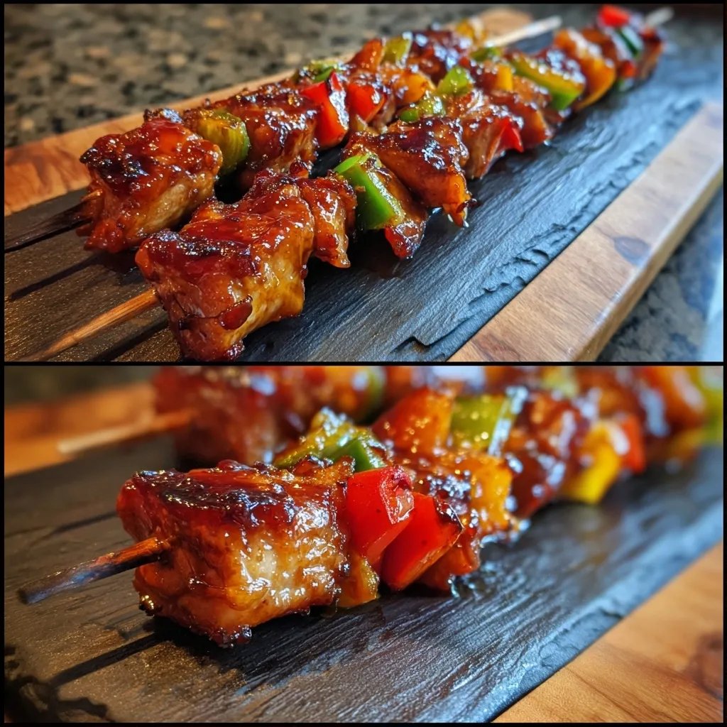 Teriyaki Hähnchen Spieße