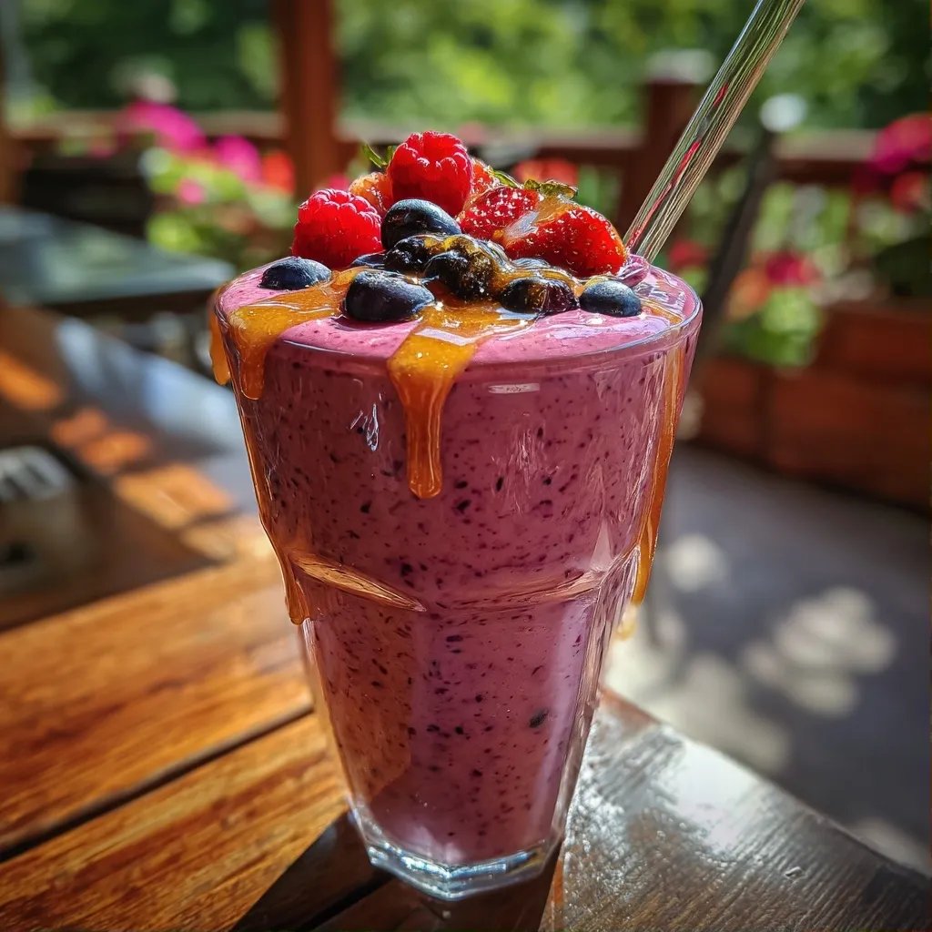 Beeren Smoothie Cremig